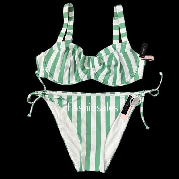 Victorias Secret Set Swim Push up without padding Bikini top & bottom 38DDD XXL - Picture 1 of 3